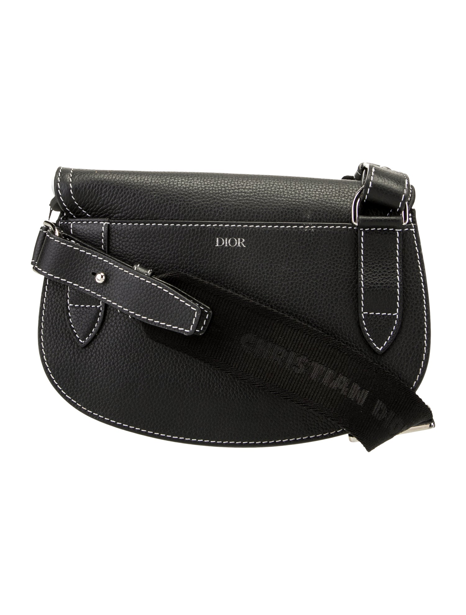 DIOR MEN Leather Crossbody Bag 2022