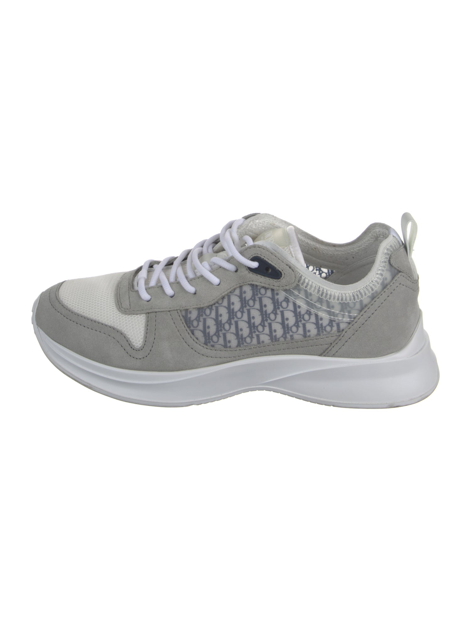 DIOR MEN B25 'Oblique Grey Blue' Sneakers