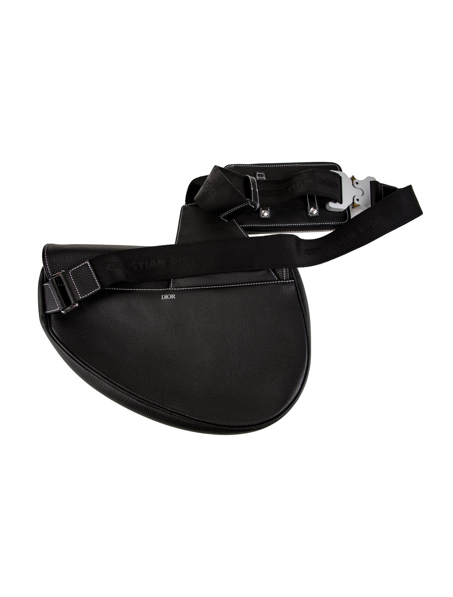 DIOR MEN Leather Christian Dior Saddle Maxi 2022