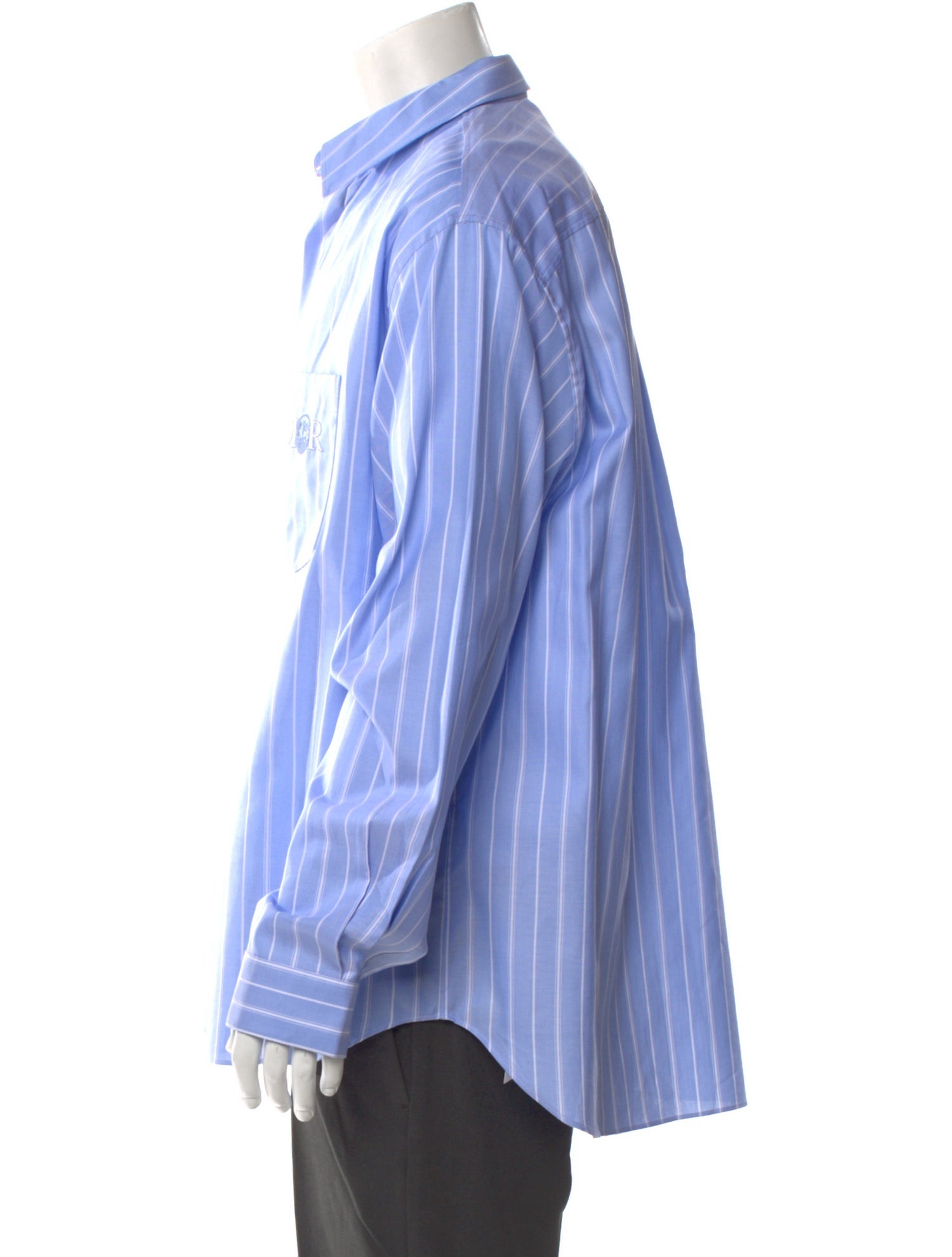 DIOR MEN 2025 Striped Dress Shirt w/ Tags