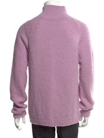 DIOR MEN Graphic Print Turtleneck Pullover