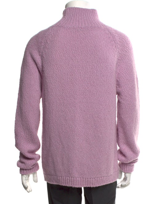 DIOR MEN Graphic Print Turtleneck Pullover