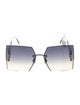 Christian Dior Oversize Gradient Sunglasses
