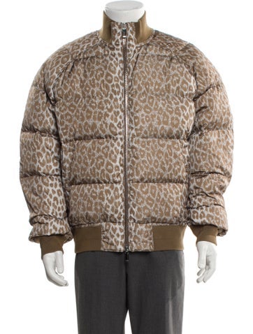 Dior MEN Outerwear 2022 Animal Print Puffer Coat Us36, It46 | S