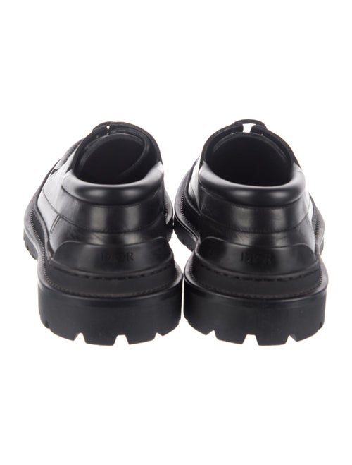 DIOR MEN Oblique Jacquard Leather Dress Loafers