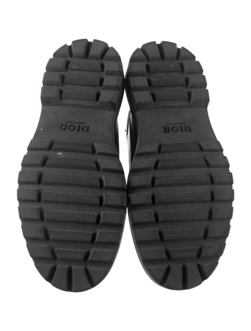 DIOR MEN Oblique Jacquard Leather Dress Loafers