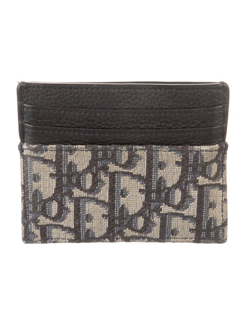 DIOR MEN 2022 Oblique Jacquard Card Holder