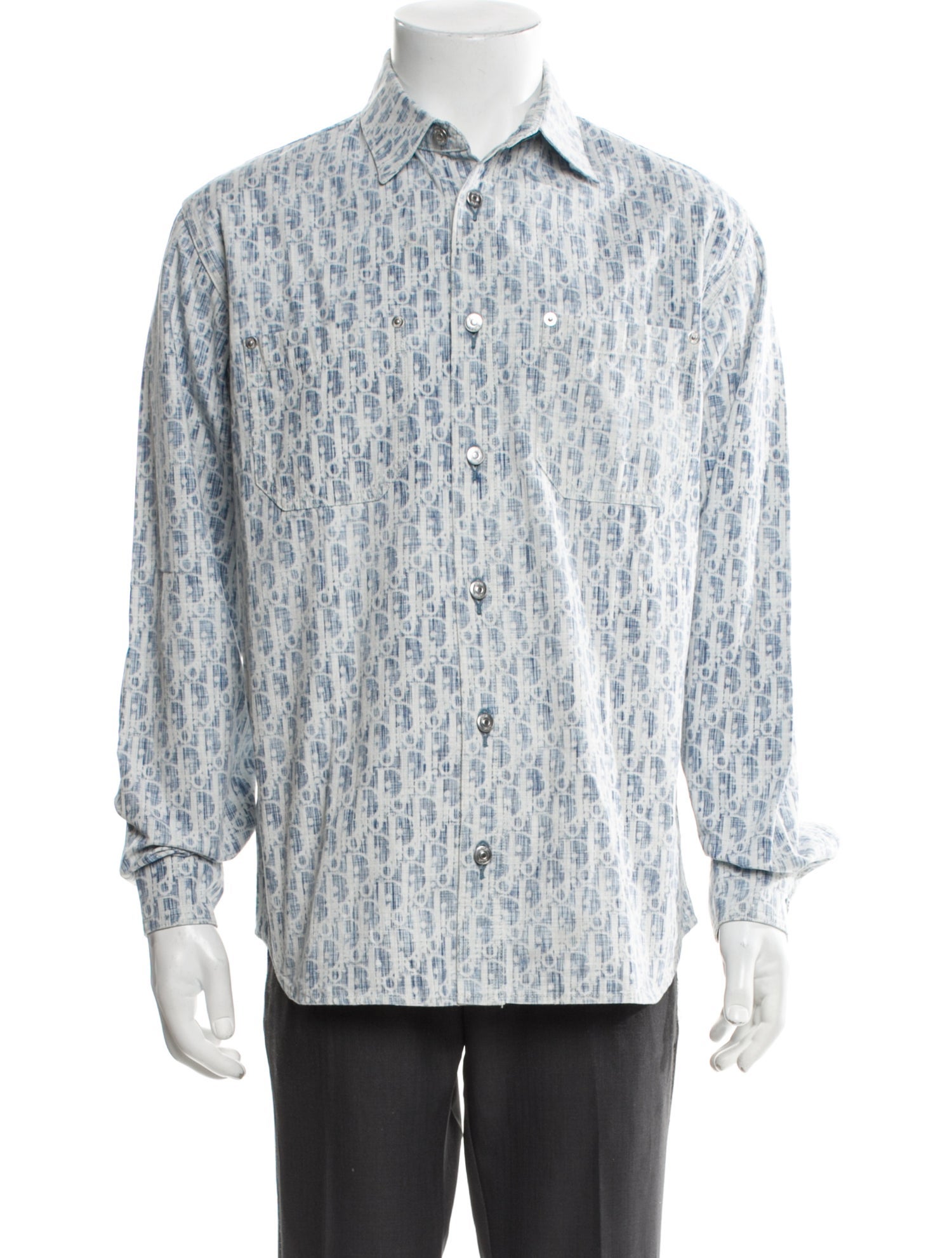 DIOR MEN 2020 Oblique Jacquard Shirt