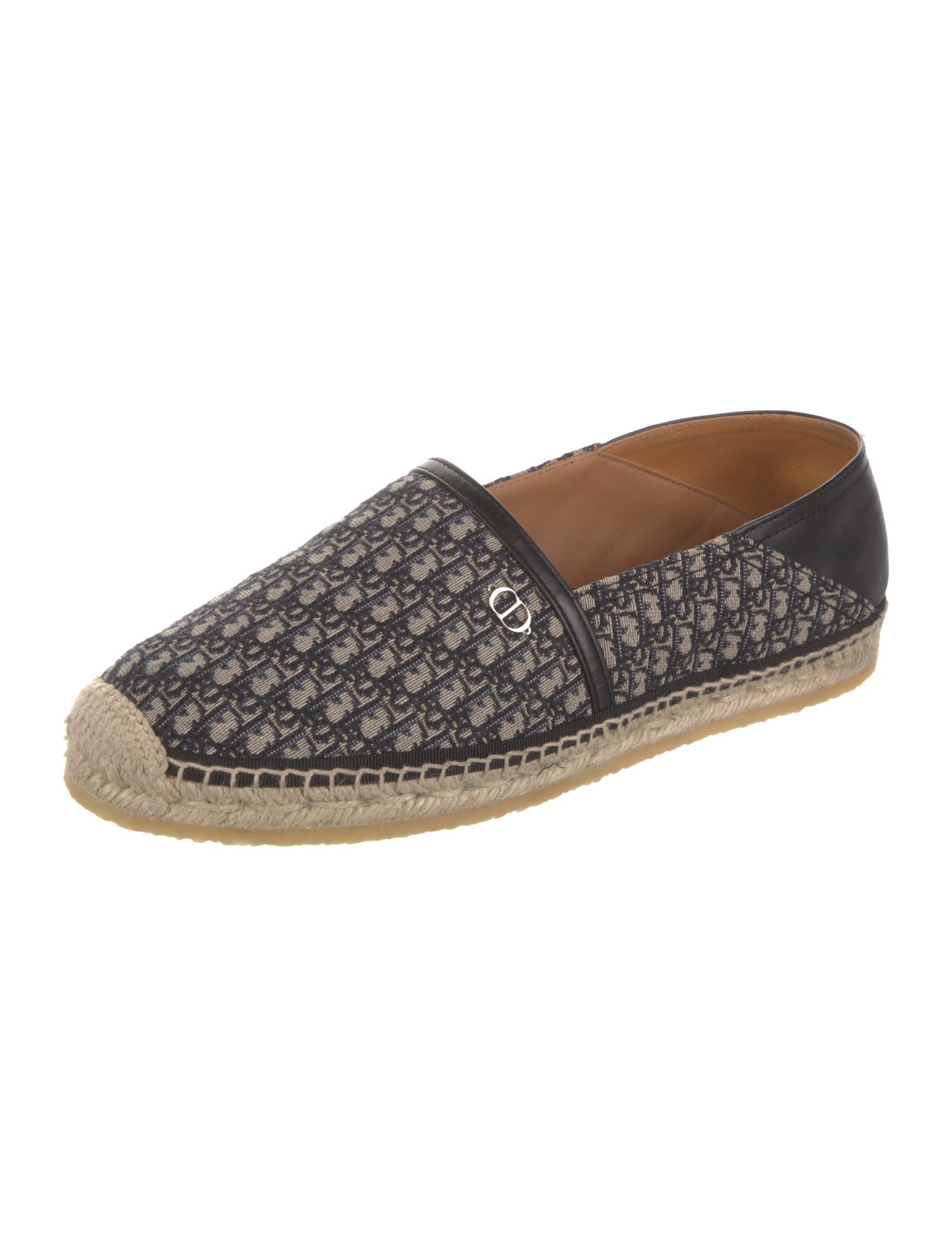 DIOR MEN Oblique Jacquard Canvas Espadrilles