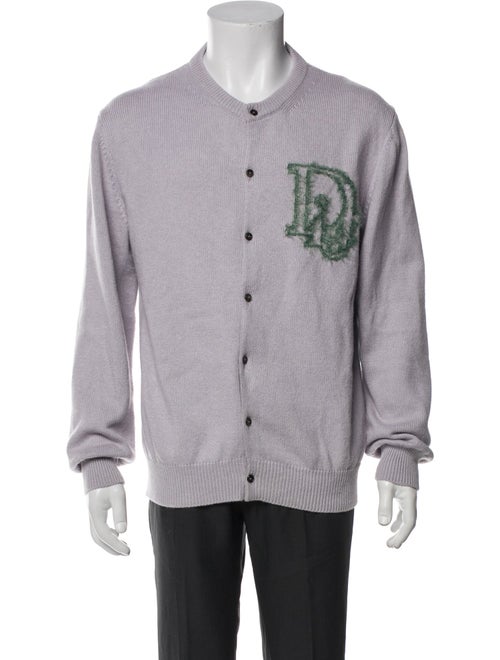 DIOR MEN Cashmere Crew Neck Cardigan