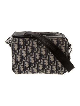 DIOR MEN Oblique Jacquard Crossbody Bag 2022