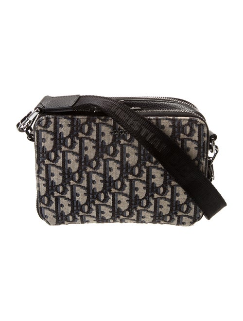 DIOR MEN Oblique Jacquard Crossbody Bag 2022