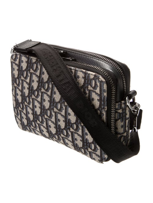DIOR MEN Oblique Jacquard Crossbody Bag 2022