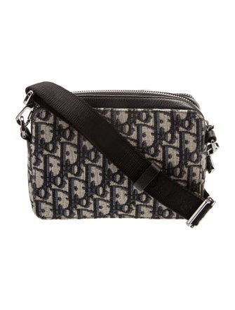 DIOR MEN Oblique Jacquard Crossbody Bag 2022