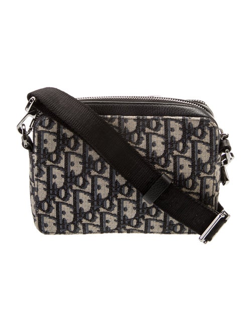 DIOR MEN Oblique Jacquard Crossbody Bag 2022