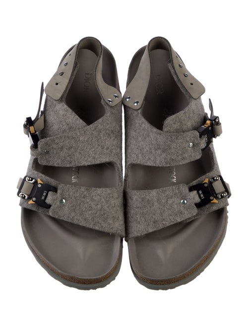 DIOR x Birkenstock Wool Slides