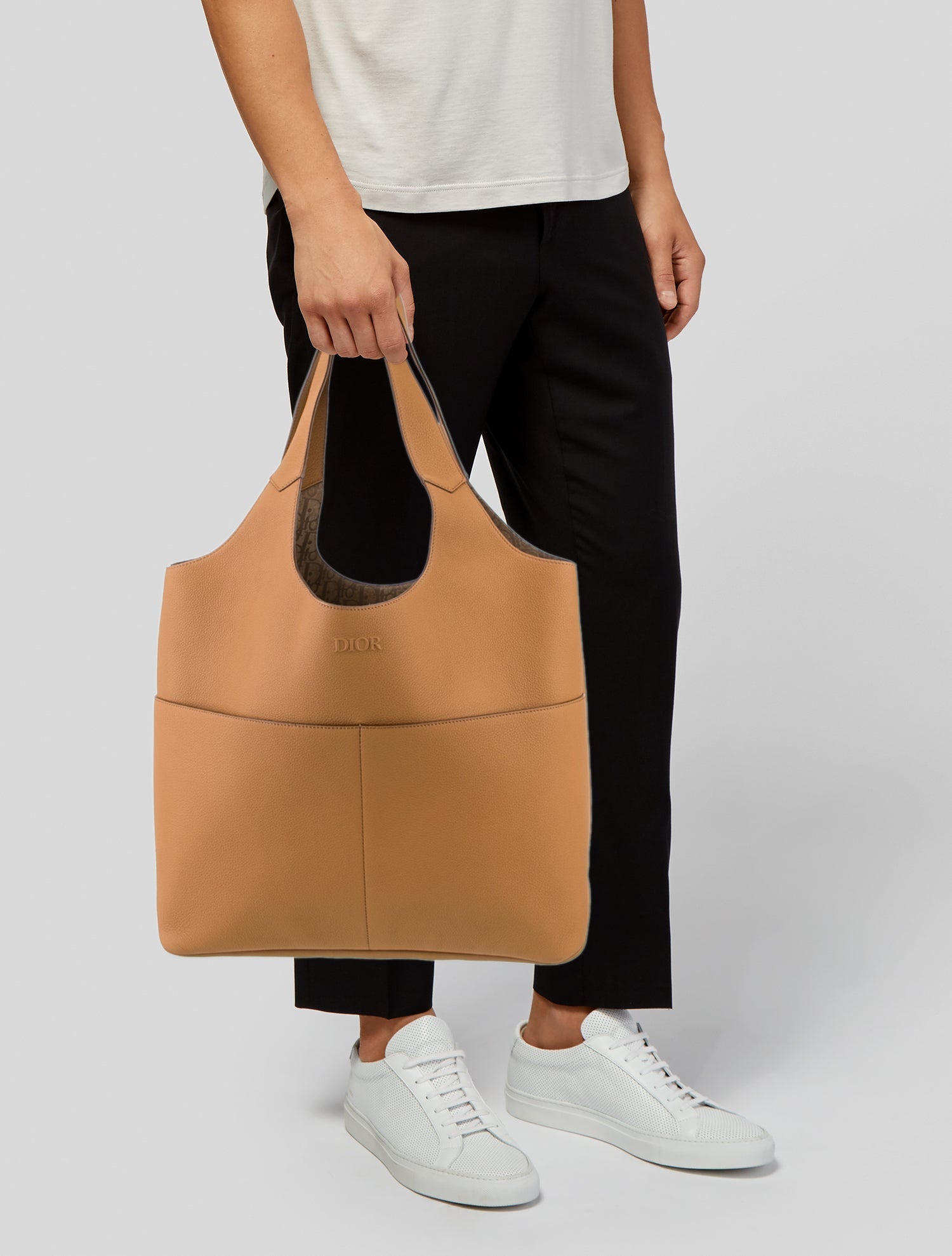 DIOR MEN Oblique Jacquard Privé Tote 2025