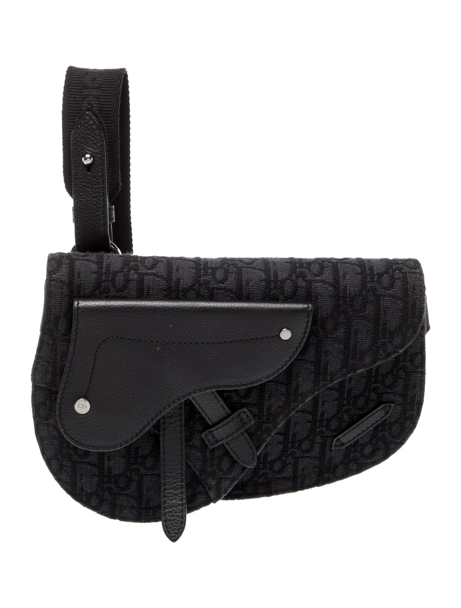 DIOR MEN Oblique Jacquard Saddle 2023