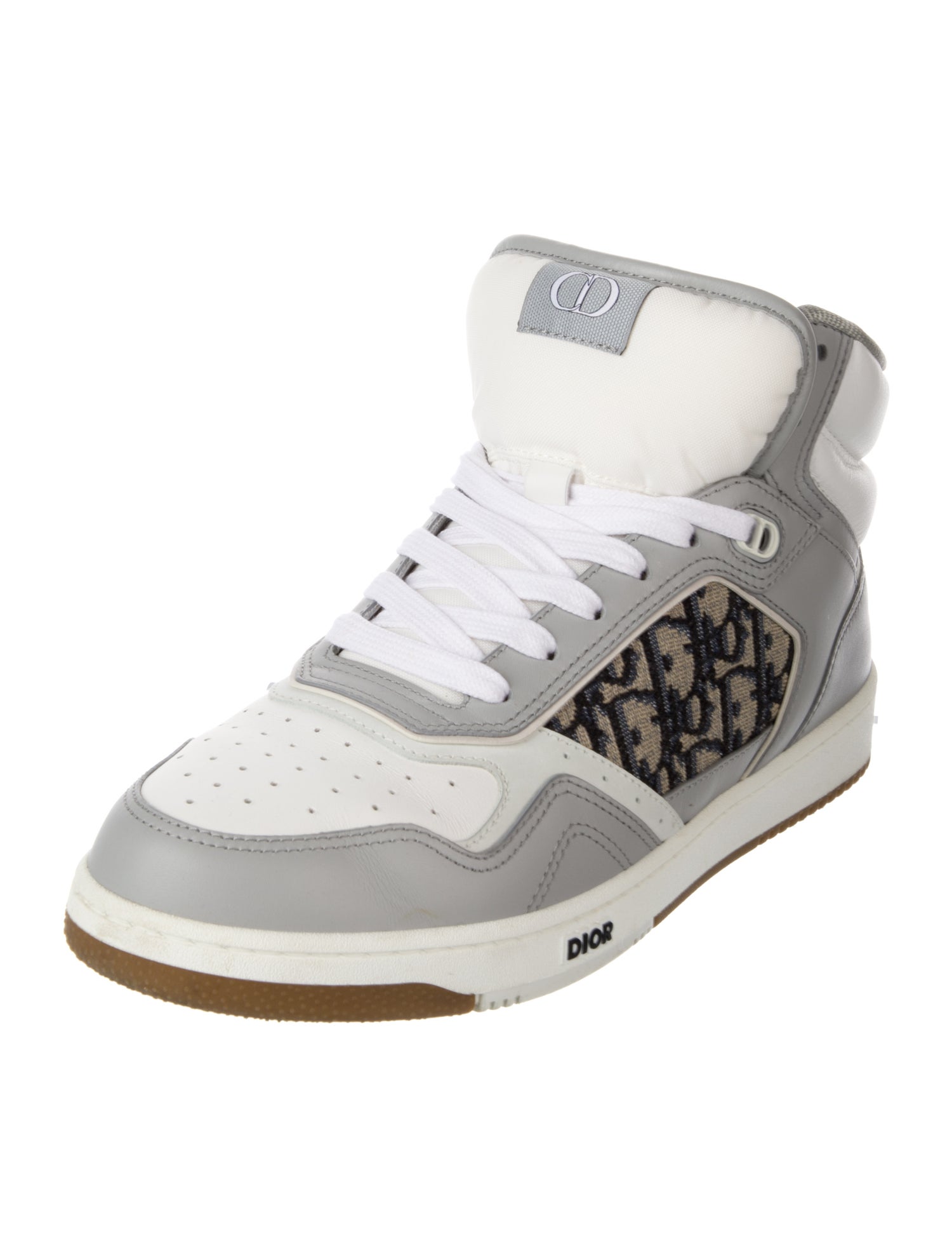 DIOR MEN B27 'Oblique Jacquard - Grey White' Sneakers