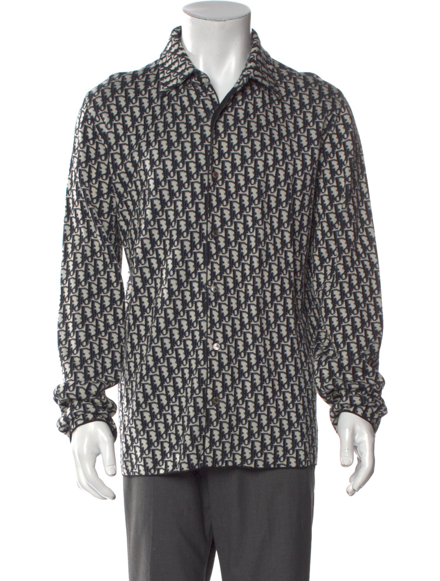 DIOR MEN 2020 Oblique Jacquard Shirt