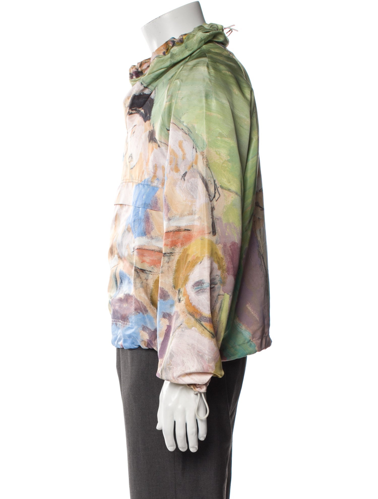 DIOR MEN 2023 x Duncan Grant & Charleston Moto Jacket - Green