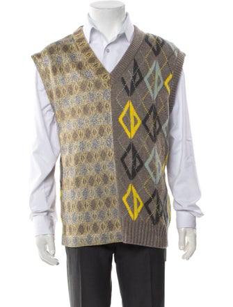 DIOR MEN 2023 Printed Sweater Vest