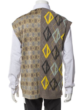 DIOR MEN 2023 Printed Sweater Vest