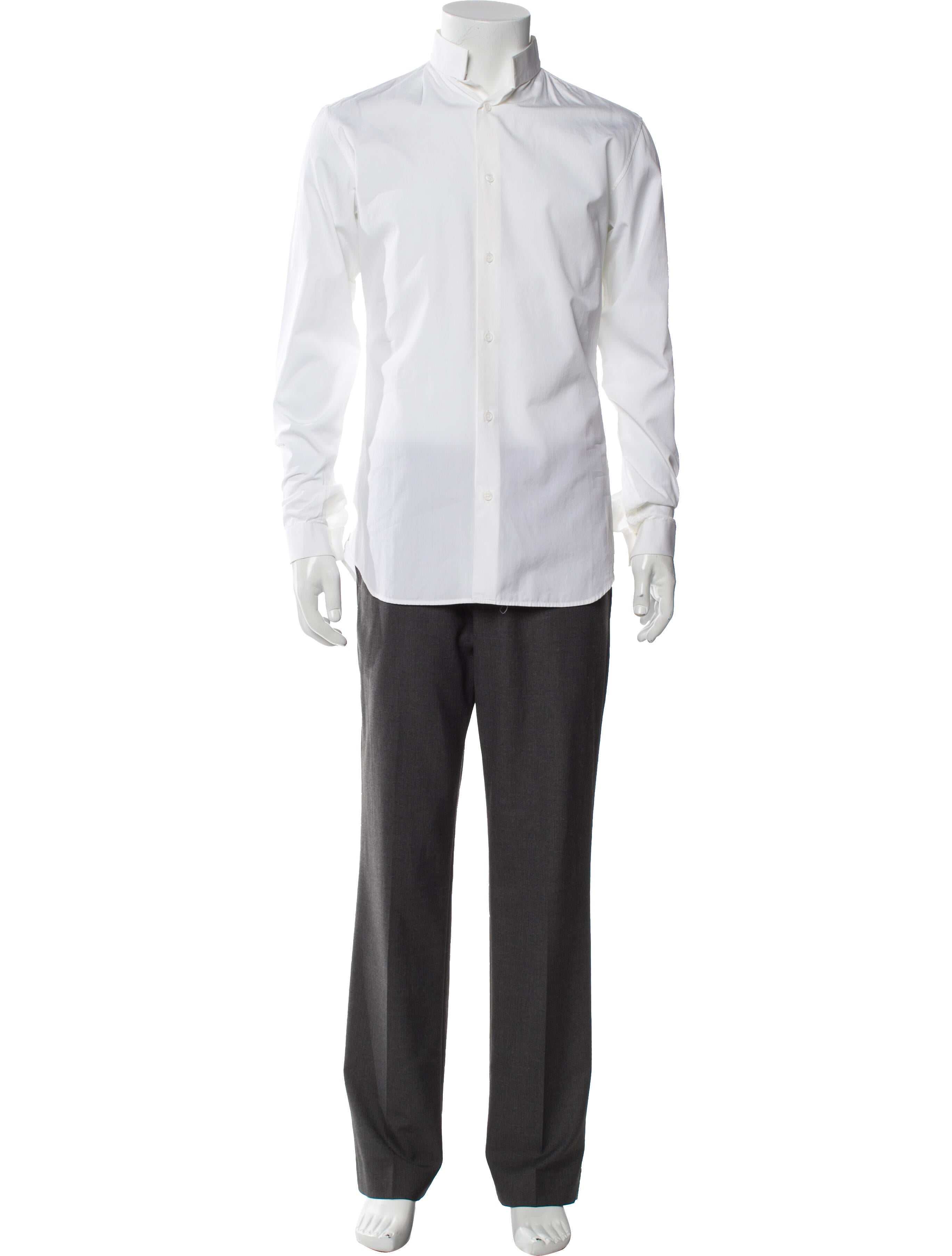 Dior Homme Long Sleeve Tuxedo Shirt