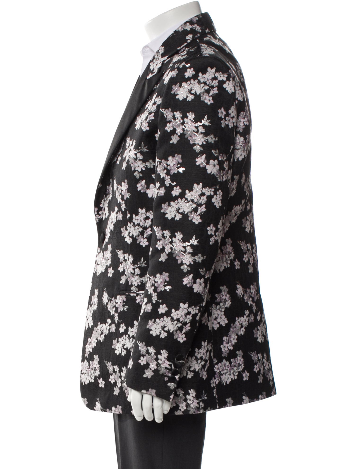 DIOR MEN Floral Print Blazer