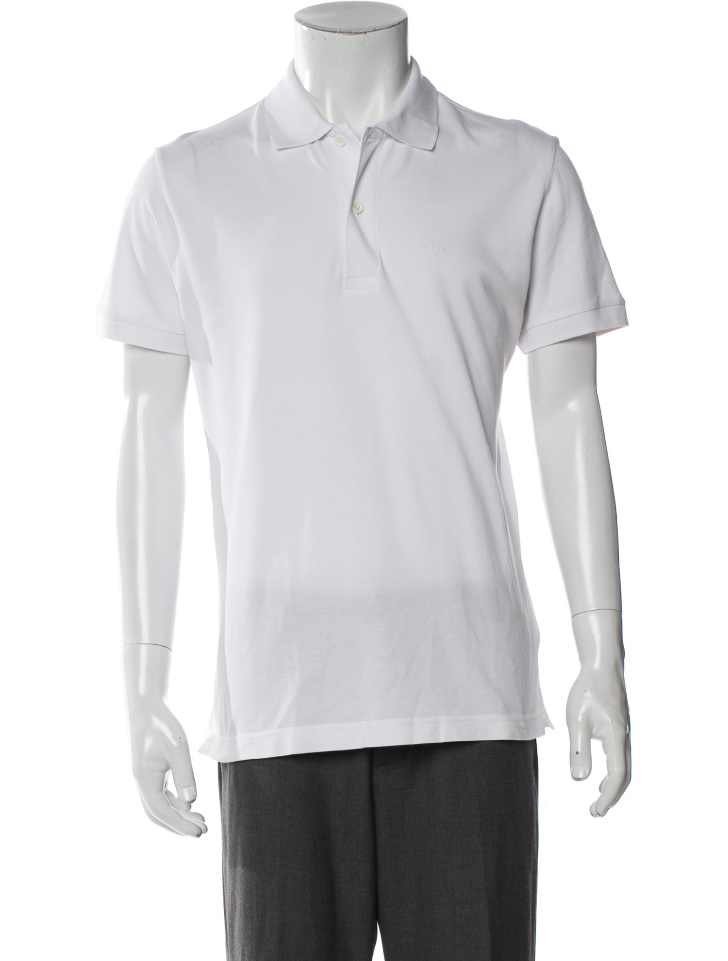 Dior Homme Signature Logo Collar Polo Shirt