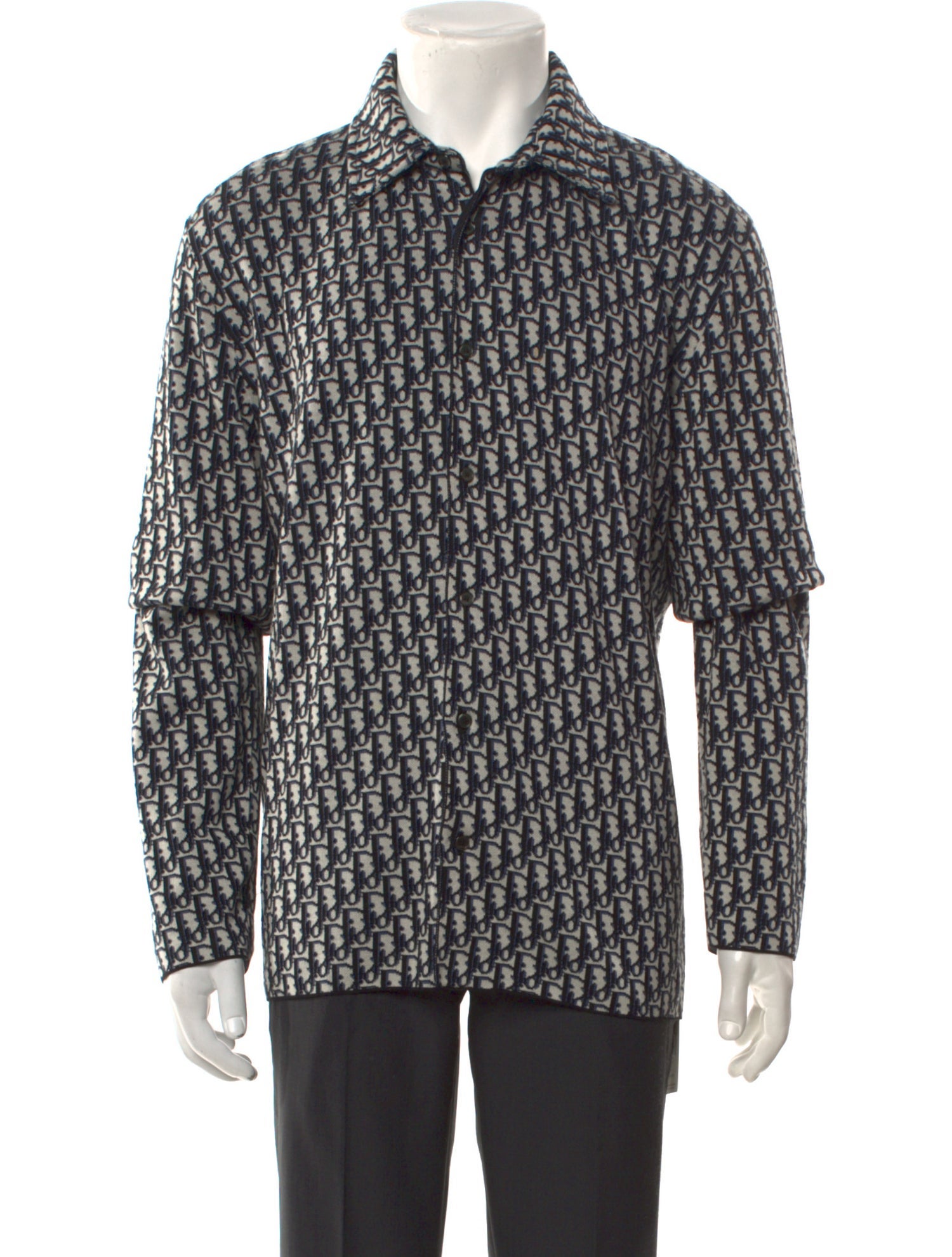 DIOR MEN 2020 Oblique Jacquard Shirt