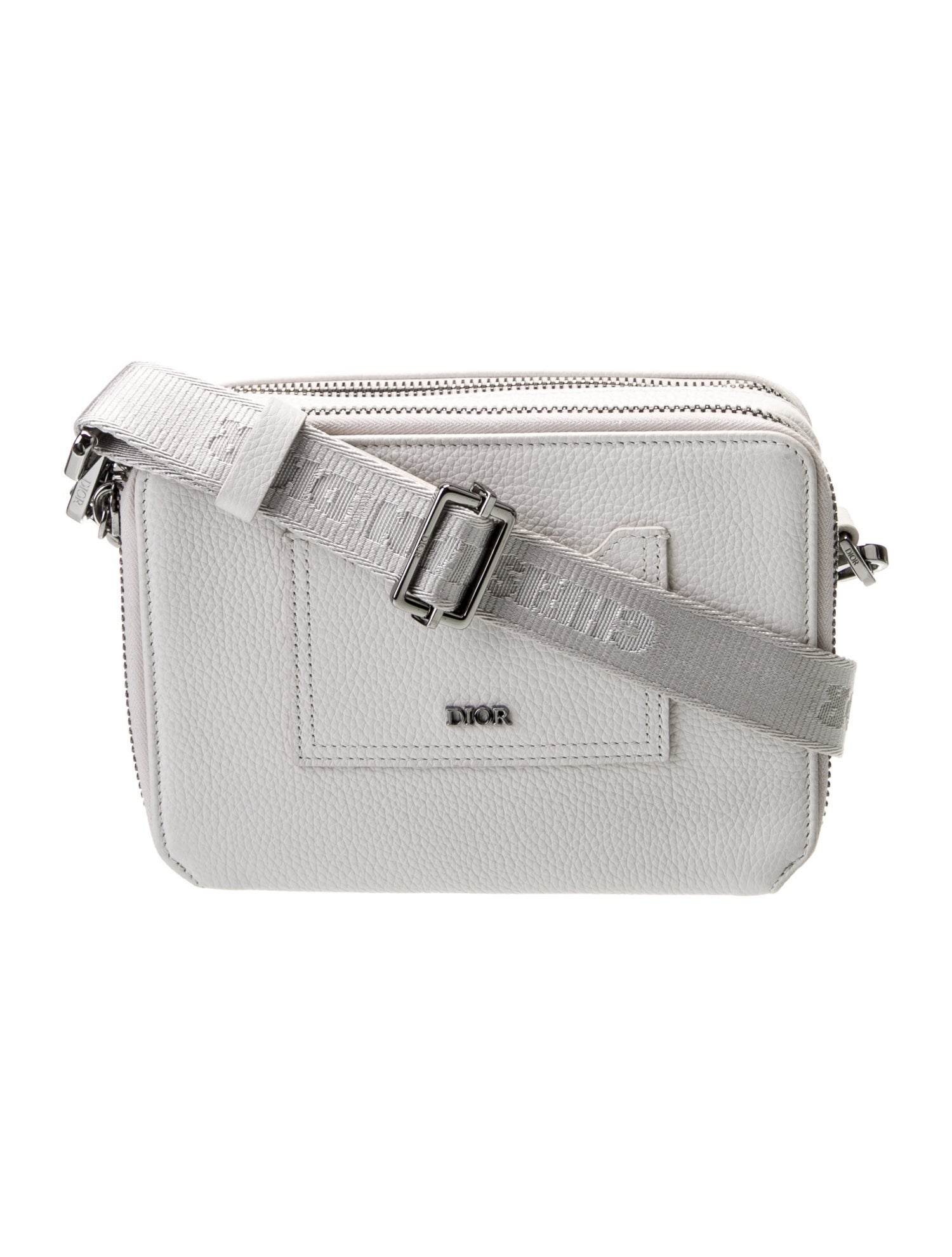 DIOR MEN Leather Messenger Bag