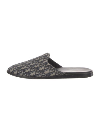 DIOR MEN Canvas Printed Slippers