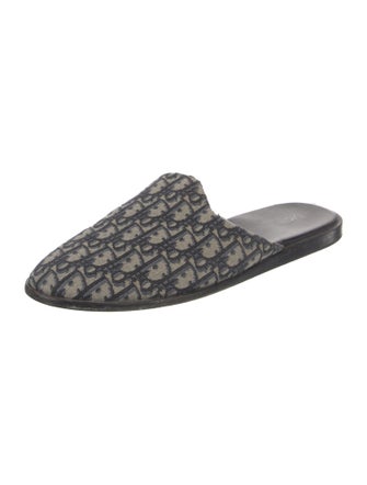 DIOR MEN Canvas Printed Slippers