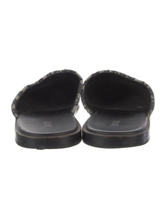 DIOR MEN Canvas Printed Slippers