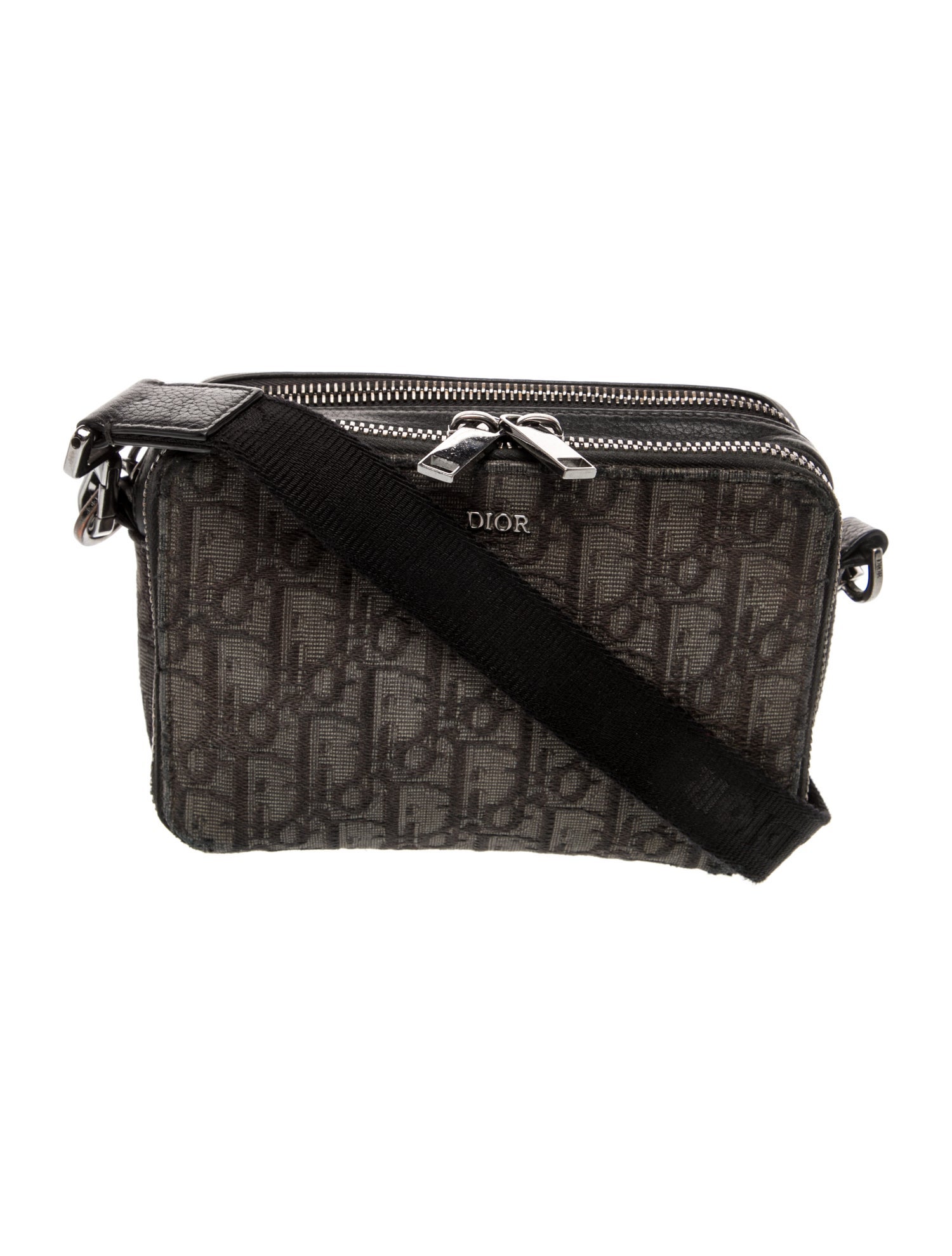 DIOR MEN Oblique Jacquard Crossbody Bag 2022