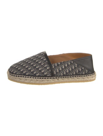 DIOR MEN Oblique Jacquard Canvas Espadrilles