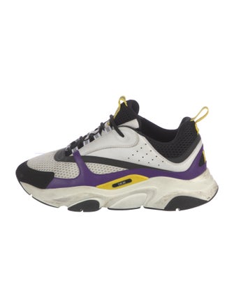 DIOR MEN B22 'White Violet Yellow' Sneakers