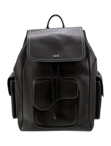 Dior MEN Backpacks Leather Saddle