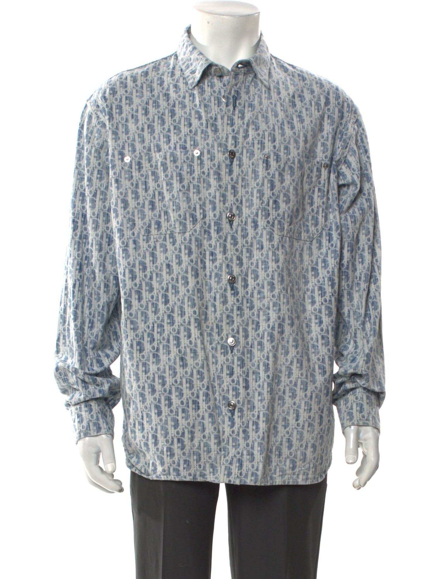 DIOR MEN 2020 Oblique Jacquard Shirt
