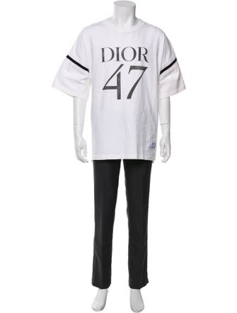 DIOR MEN Signature Logo Graphic Print T-Shirt