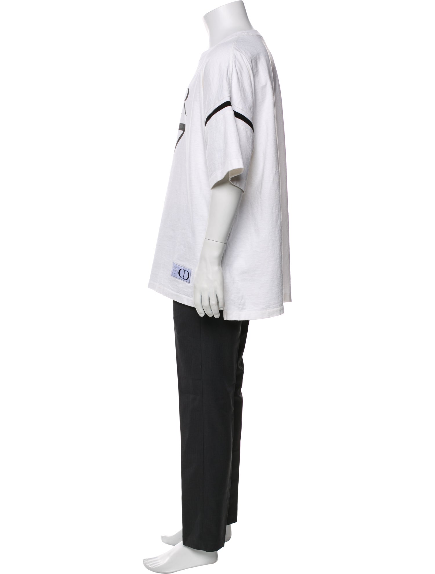 DIOR MEN Signature Logo Graphic Print T-Shirt