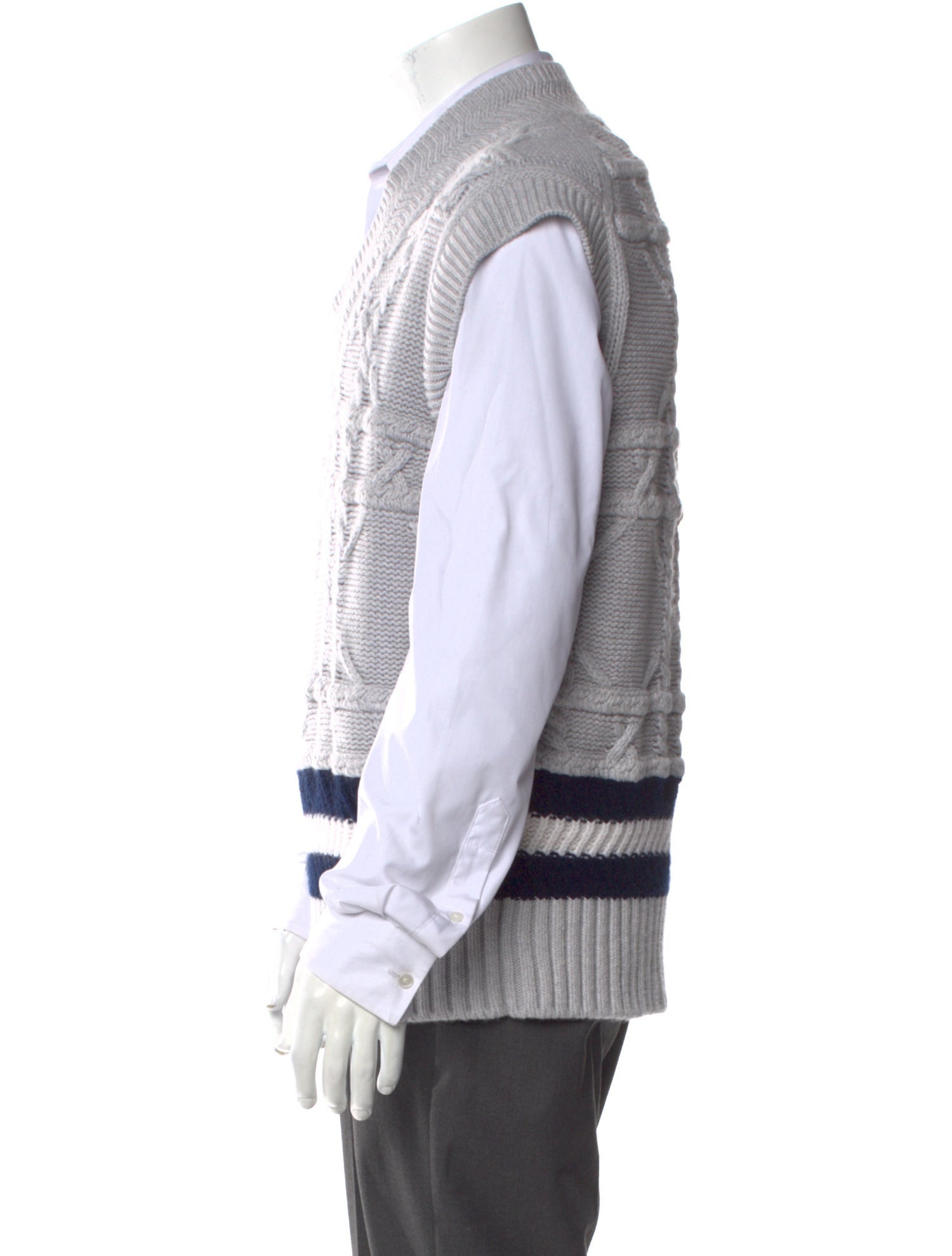 DIOR MEN 2025 Cannage Pattern Sweater Vest