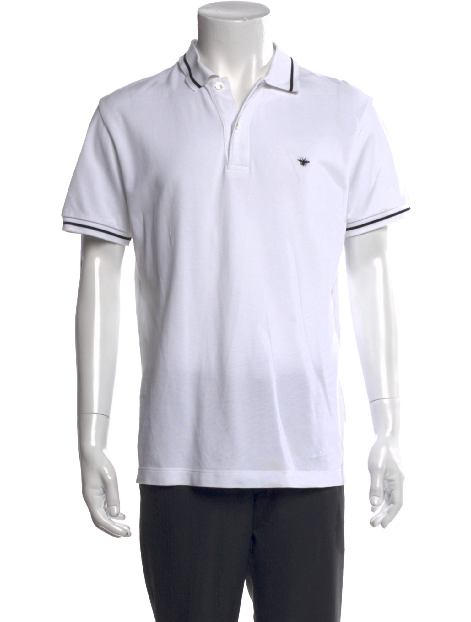 DIOR MEN 2017 Bee Accent Polo Shirt