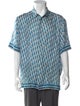 DIOR MEN Oblique Jacquard Silk Shirt