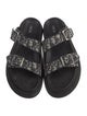 DIOR MEN Oblique Jacquard Canvas Slides