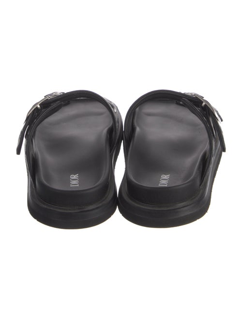 DIOR MEN Oblique Jacquard Canvas Slides