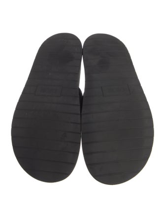DIOR MEN Oblique Jacquard Canvas Slides