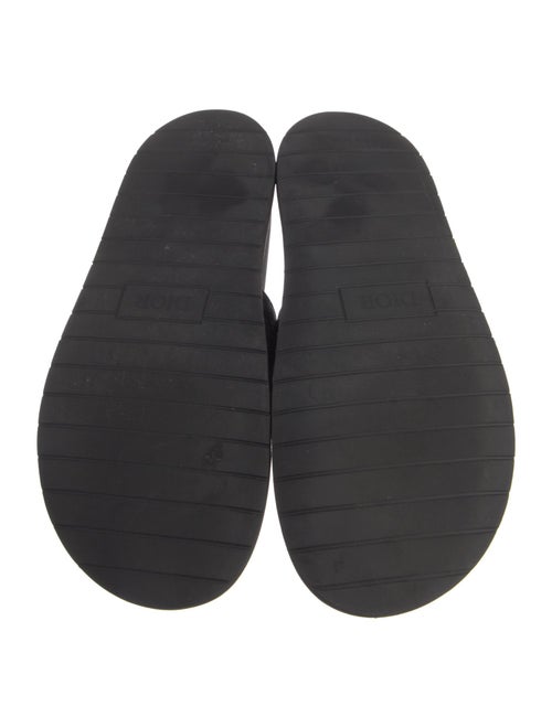 DIOR MEN Oblique Jacquard Canvas Slides