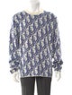 DIOR MEN Oblique Jacquard Wool Pullover